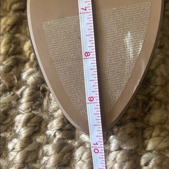 TOMS Deep Gray Suede Pointed Flats with Leopard Heel size 6.5 never worn - Picture 3 of 3